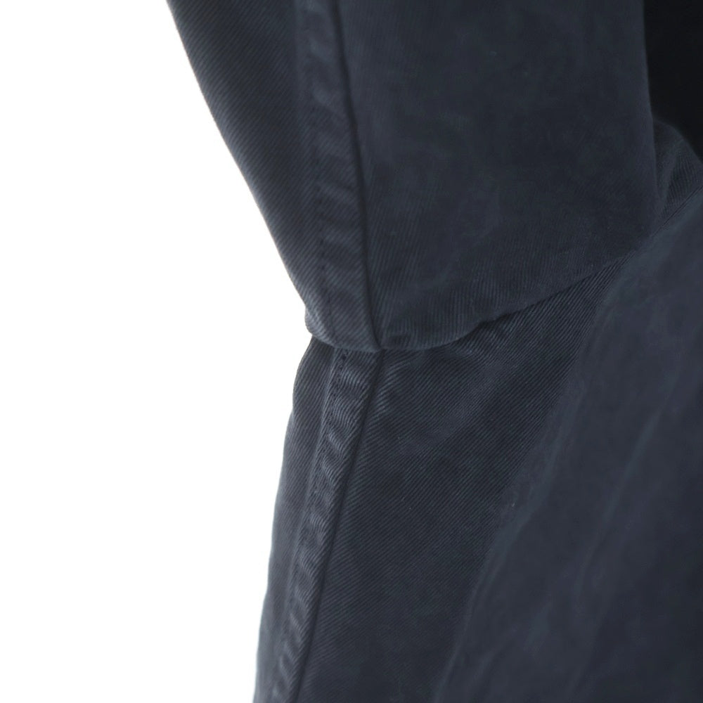 AURALEE(オーラリー) 26SS Garment-Dyed Finx Light Chino Blouson ガーメントダイフィンクスライトチノブルゾン ボタンダウンレギュラーフィットジャケット A26SB01LF ブラック