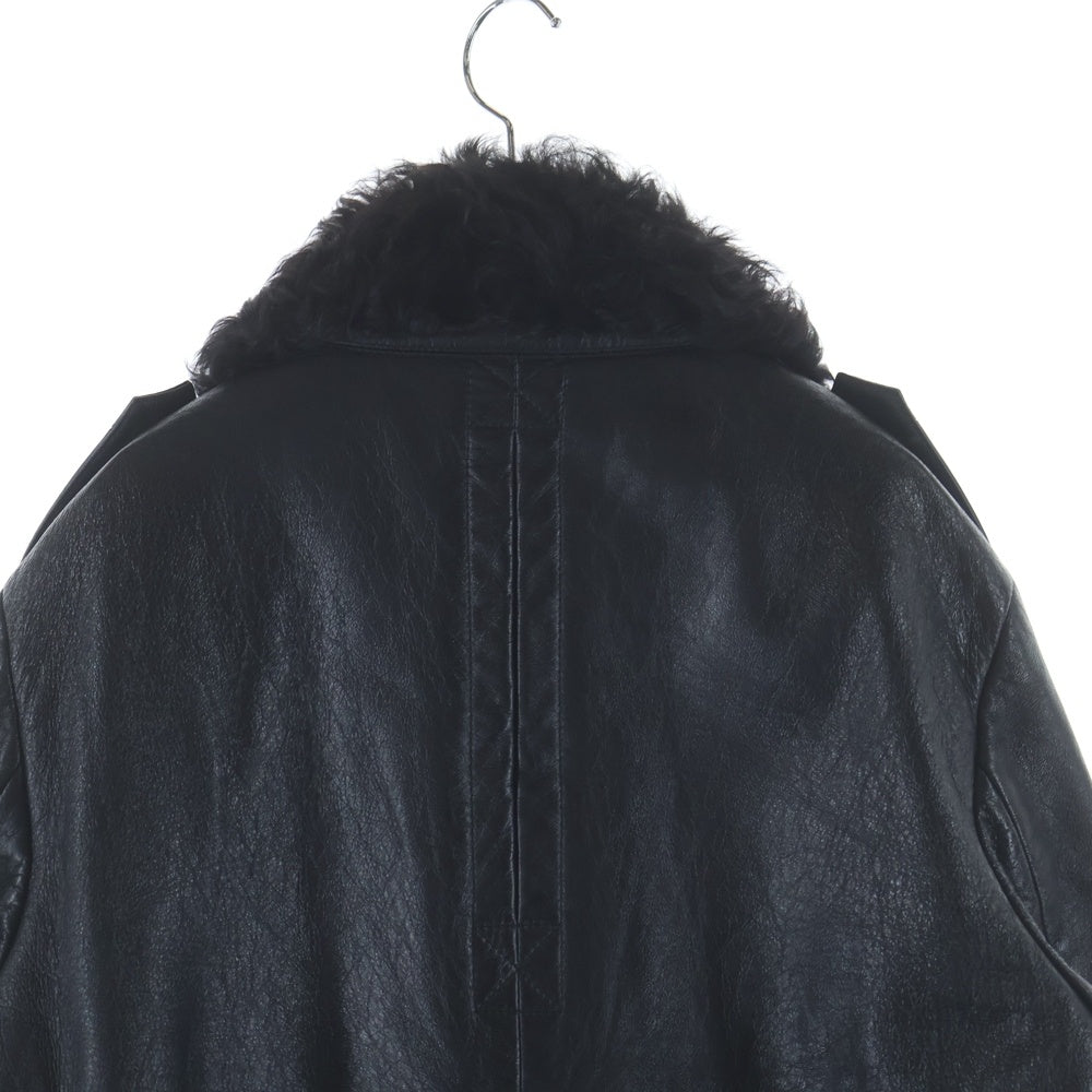 SAINT LAURENT PARIS(サンローランパリ) 17AW LAMB LEATHER JACKET ラムレザー ジャケット アウター 484338 YC1ED ブラック