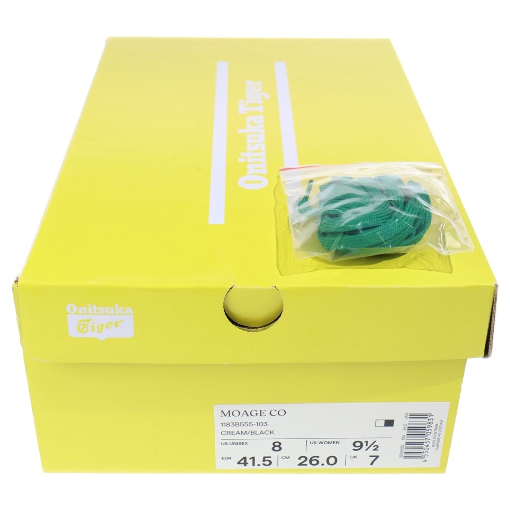 Onitsuka Tiger(オニツカタイガー) MOAGE CO モアージュ ローカットスニーカー ホワイト/グリーン US8/26.0cm 1183B555-103
