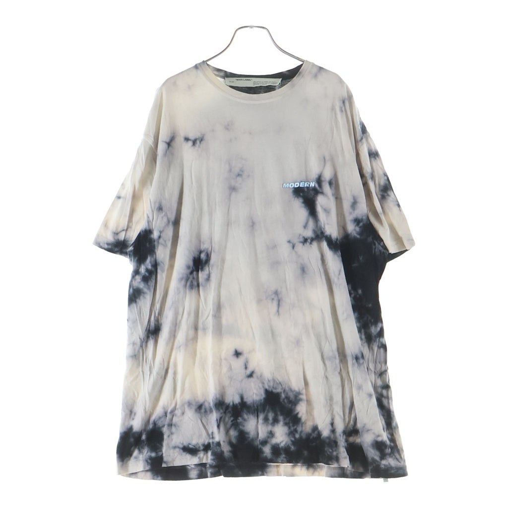 OFF-WHITE(オフホワイト) Tiedyes S/S Slim Tee タイダイ柄 半袖Tシャツ カットソー グレー OMAA083S20185020