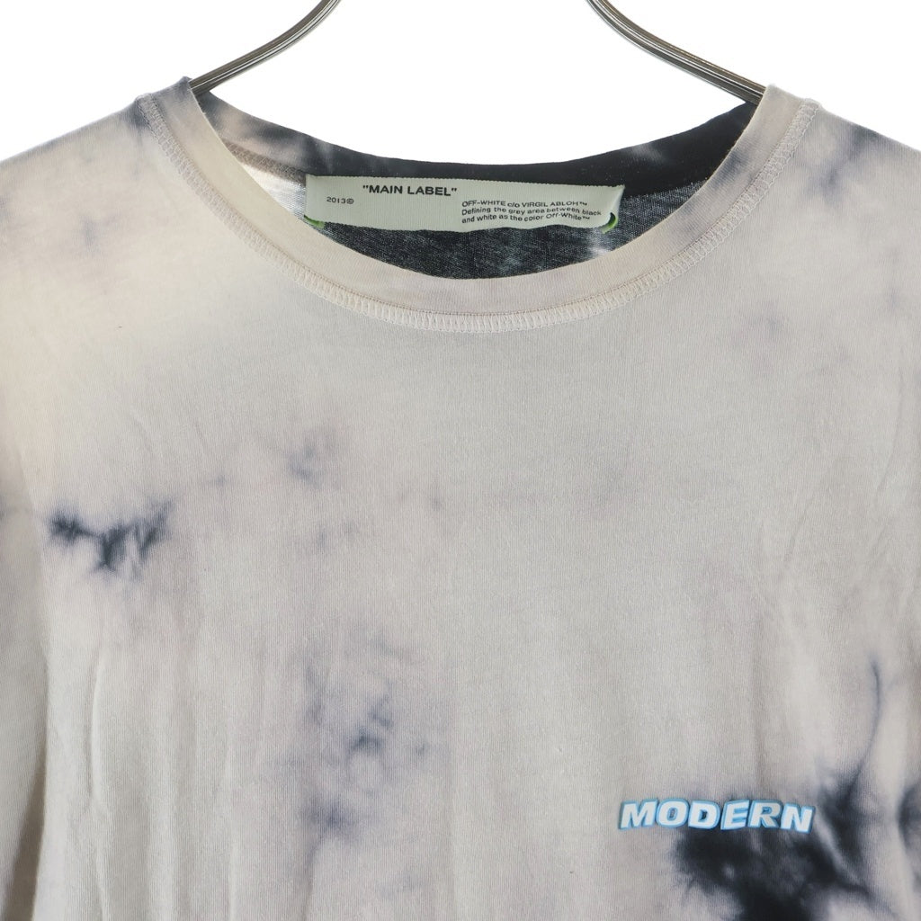 OFF-WHITE(オフホワイト) Tiedyes S/S Slim Tee タイダイ柄 半袖Tシャツ カットソー グレー OMAA083S20185020