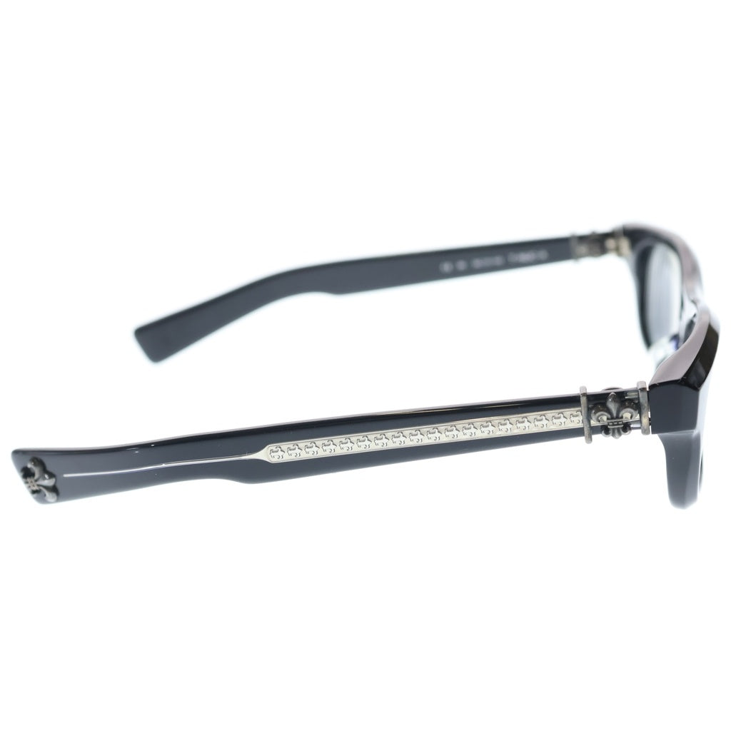 CHROME HEARTS(クロムハーツ) T-NUC-A BSフレア メガネ アイウェア 眼鏡 ブラック/シルバー ※度入り