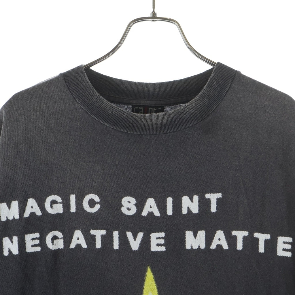 SAINT MICHAEL(セントマイケル) 25SS S/S CANDLE Tee キャンドル 半袖Tシャツ カットソー SM-HR8-0000-008 グレー