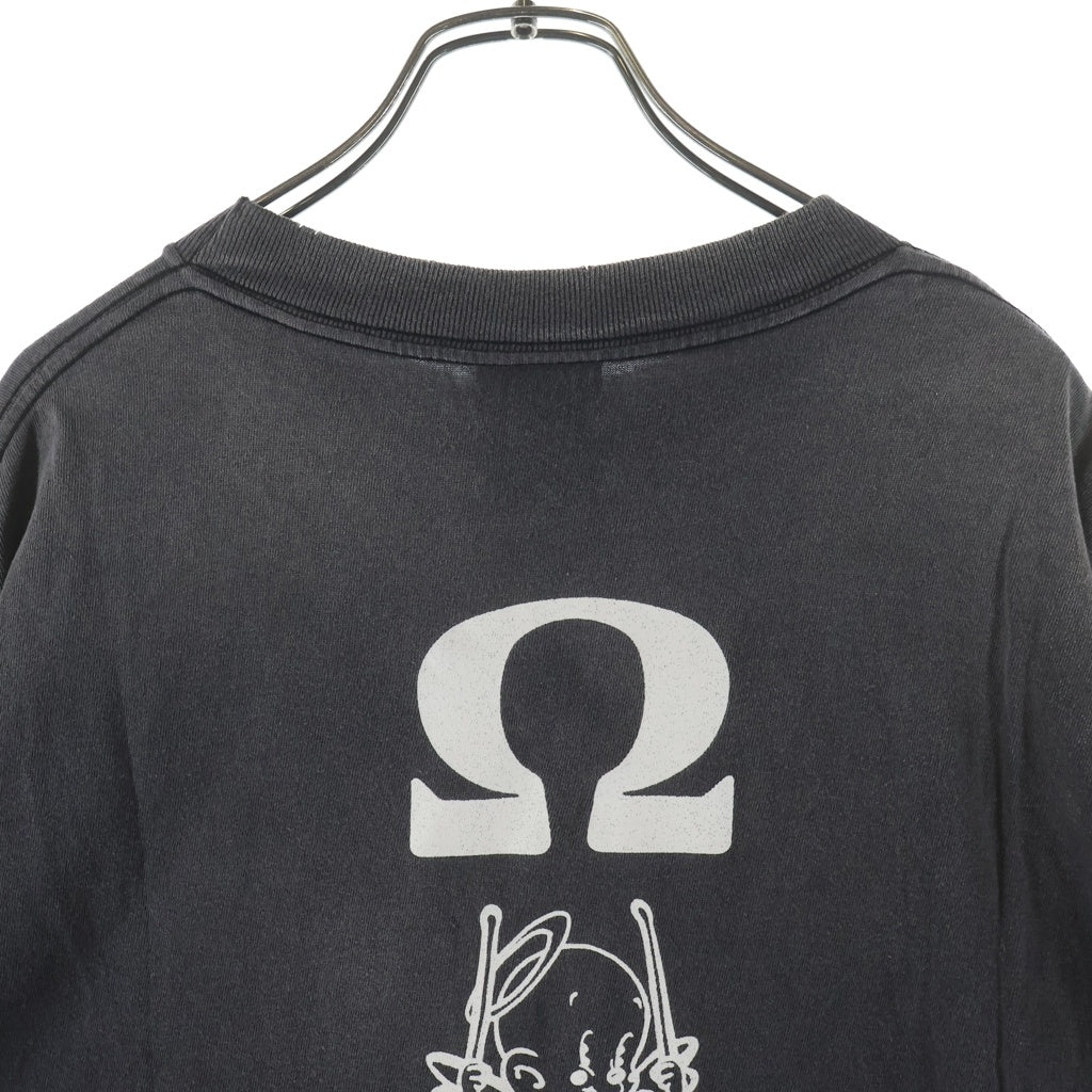 SAINT MICHAEL(セントマイケル) 25SS S/S CANDLE Tee キャンドル 半袖Tシャツ カットソー SM-HR8-0000-008 グレー