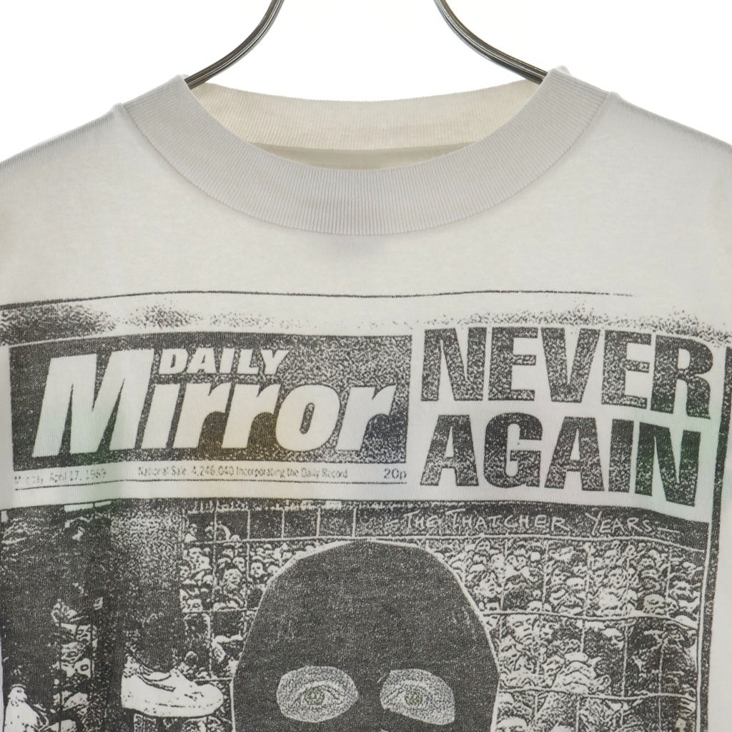 SAINT MICHAEL(セントマイケル) 26SS JR SS T-SHIRT MASK マスク 半袖Tシャツ カットソー SM-MK8-0000-C02 ホワイト