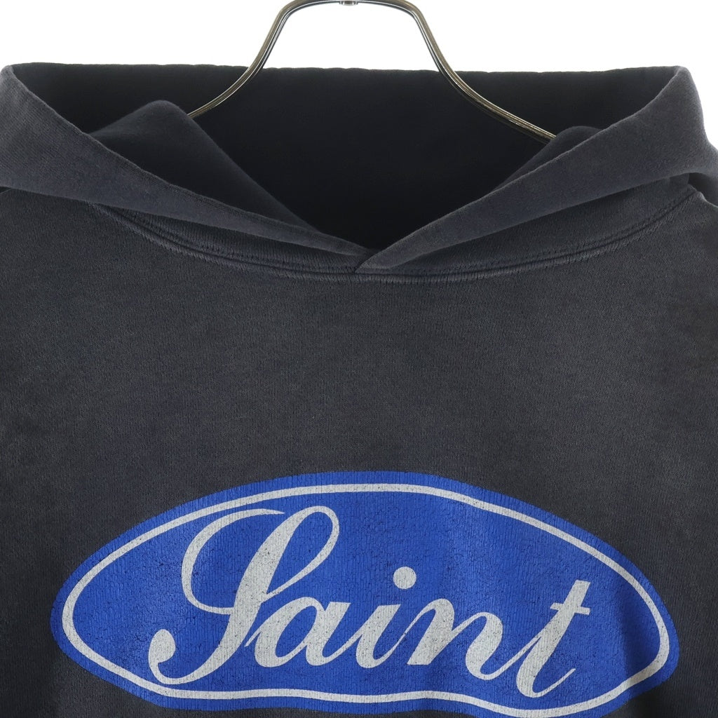 SAINT MICHAEL(セントマイケル) 25AW LOVE AMONG HOODIE プルオーバーフーディ パーカー SM-HR1-0000-053 グレー