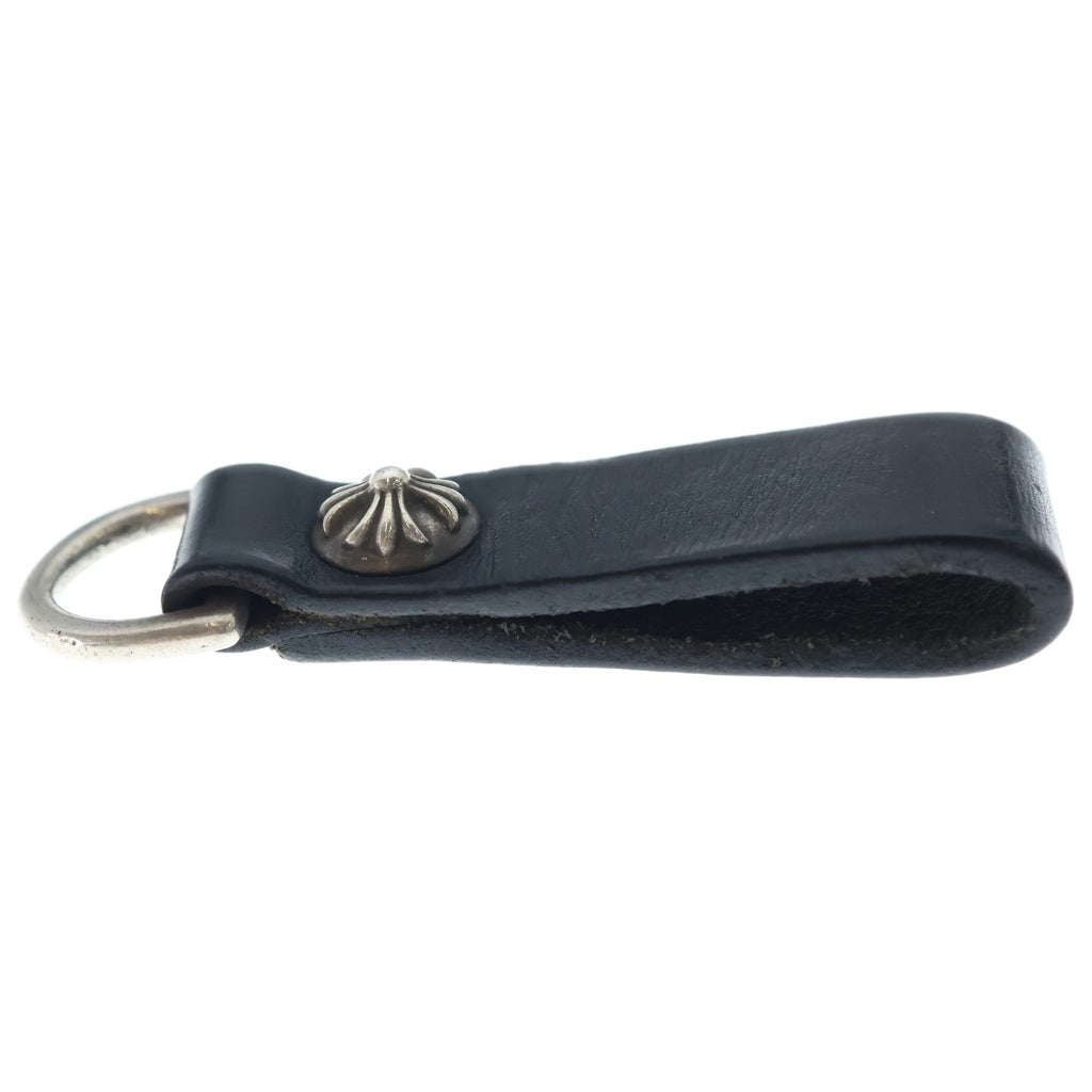 CHROME HEARTS(クロムハーツ) BELT LOOP D RING Dリング クロスボールベルトループ ブラック/シルバー BCA415