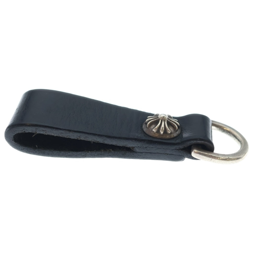 CHROME HEARTS(クロムハーツ) BELT LOOP D RING Dリング クロスボールベルトループ ブラック/シルバー BCA415