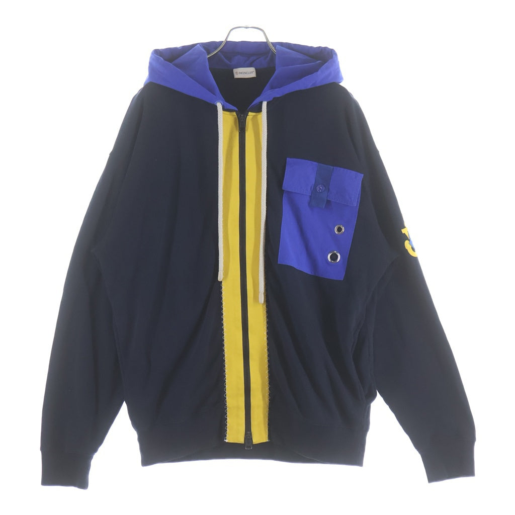 MONCLER GENIUS(モンクレール ジーニアス) 21SS ×ジェイダブリューアンダーソン フェルパフーデットスウェットシャツ フラップポケットパーカー G109E8G00005