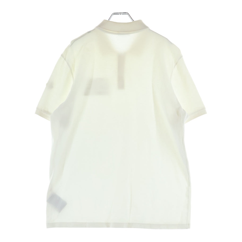 MONCLER(モンクレール) 23AW SS POLO ショートスリーブポロシャツ ロゴパッチ半袖ポロシャツ I20918A00007 ホワイト