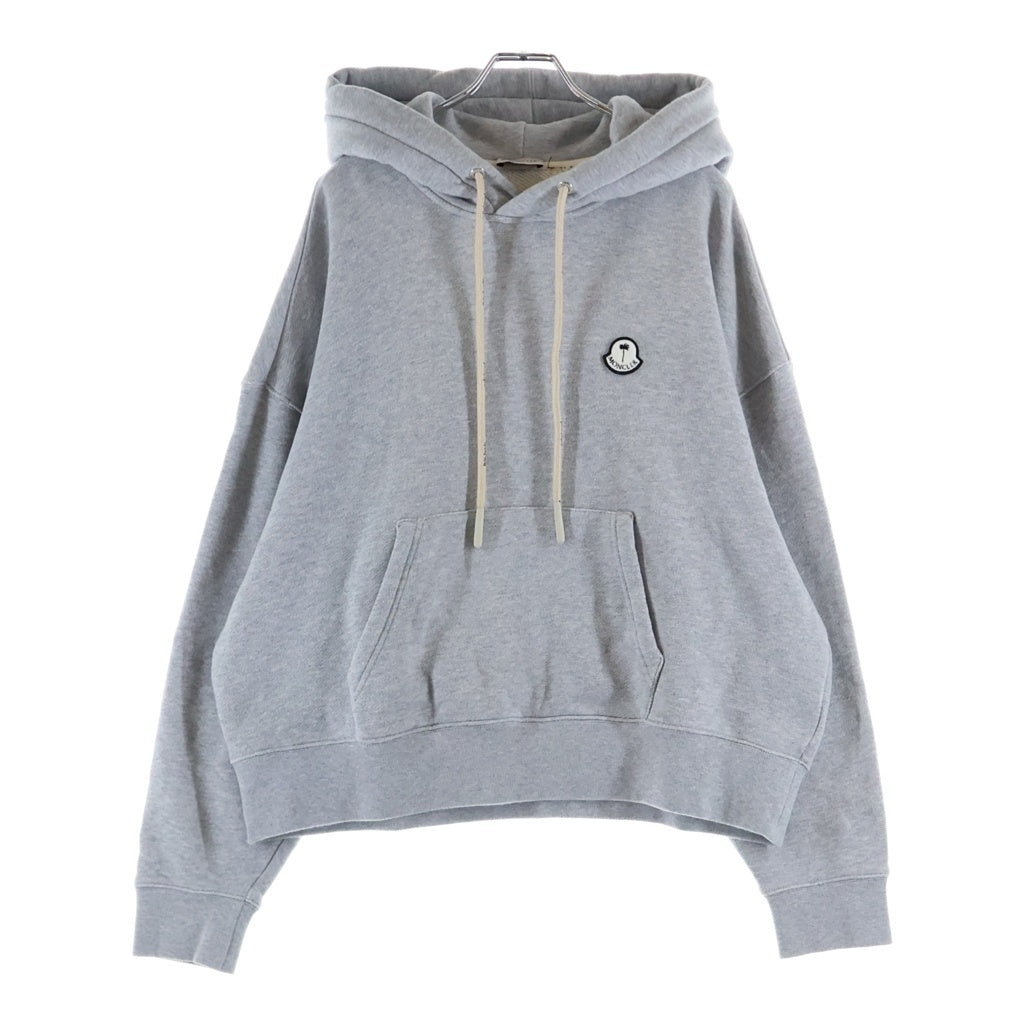 MONCLER(モンクレール) 22AW ×Palm Angels Embroidery Hooded Sweatshirts ×パームエンジェルス エンブロイダリーフーデットスウェットシャツ プルオーバーパーカー H209L8G00010