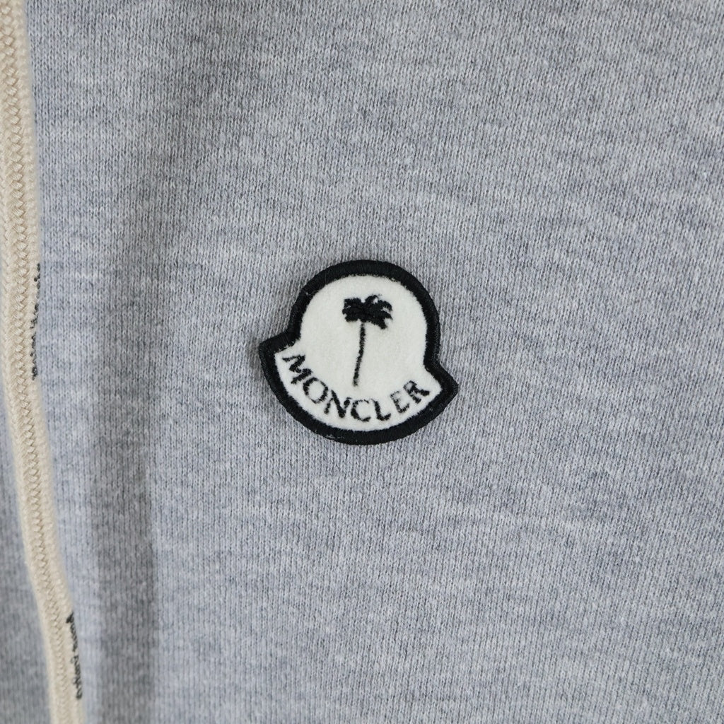 MONCLER(モンクレール) 22AW ×Palm Angels Embroidery Hooded Sweatshirts ×パームエンジェルス エンブロイダリーフーデットスウェットシャツ プルオーバーパーカー H209L8G00010