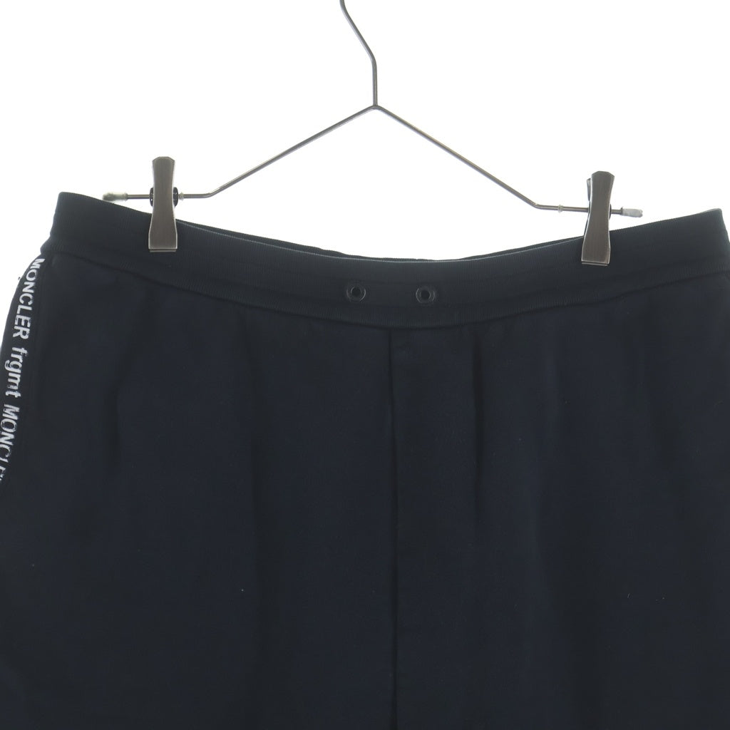 MONCLER GENIUS(モンクレール ジーニアス) 20AW ×FRGMNT DESIGN PANTALONE CORTO Pocket Logo Half Pants ポケットロゴハーフパンツ ショートパンツ F209U8H70200 ブラック