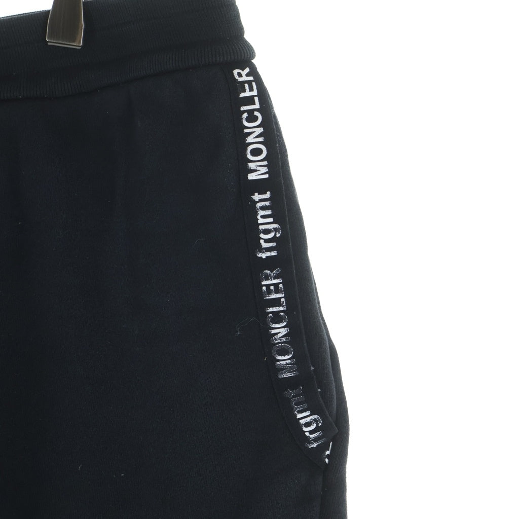 MONCLER GENIUS(モンクレール ジーニアス) 20AW ×FRGMNT DESIGN PANTALONE CORTO Pocket Logo Half Pants ポケットロゴハーフパンツ ショートパンツ F209U8H70200 ブラック
