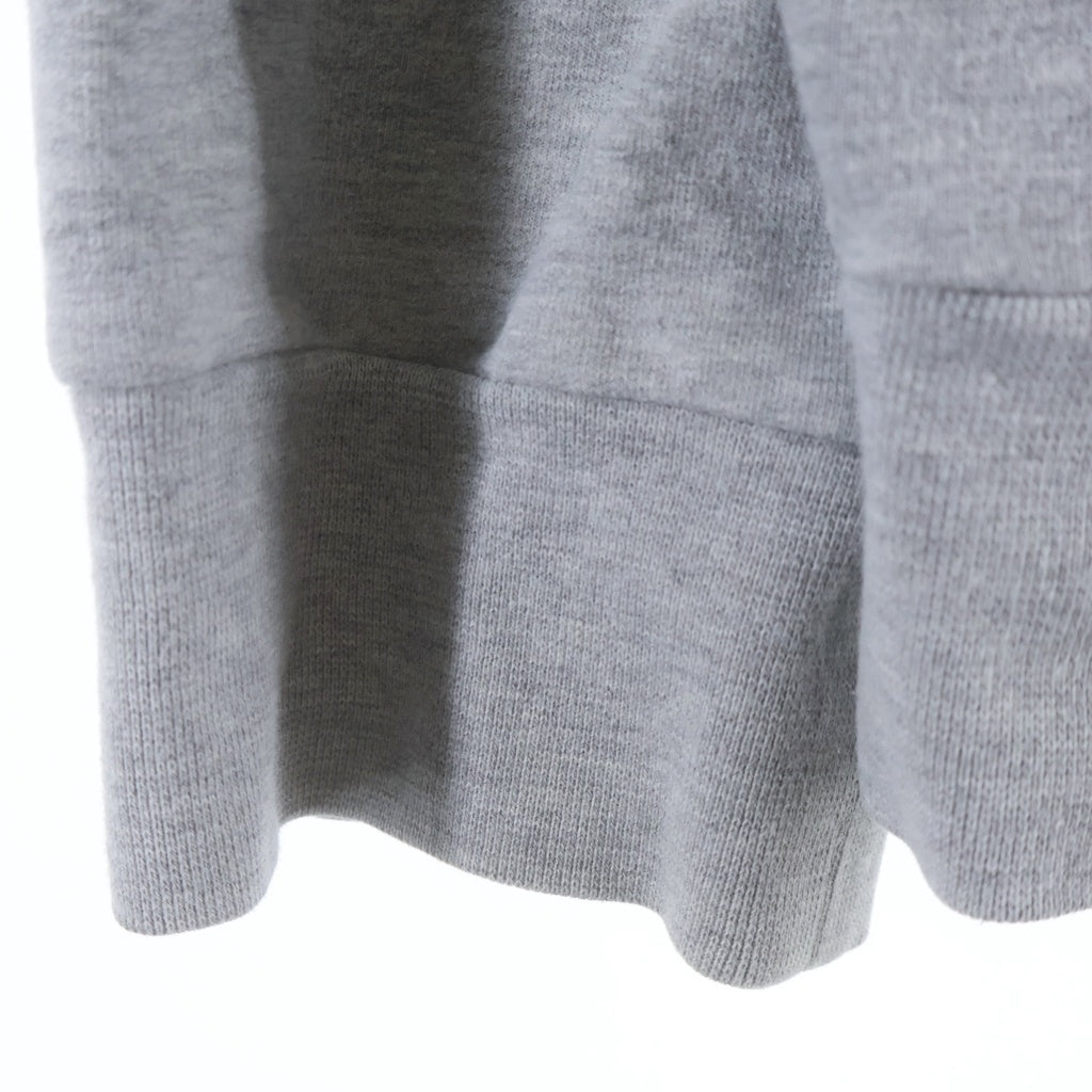 MONCLER(モンクレール) 23SS FELPA CON CAPPUCCIO Logo Embroidery Hoodie ロゴ刺繍フーデットスウェットパーカー I10918G00024 グレー