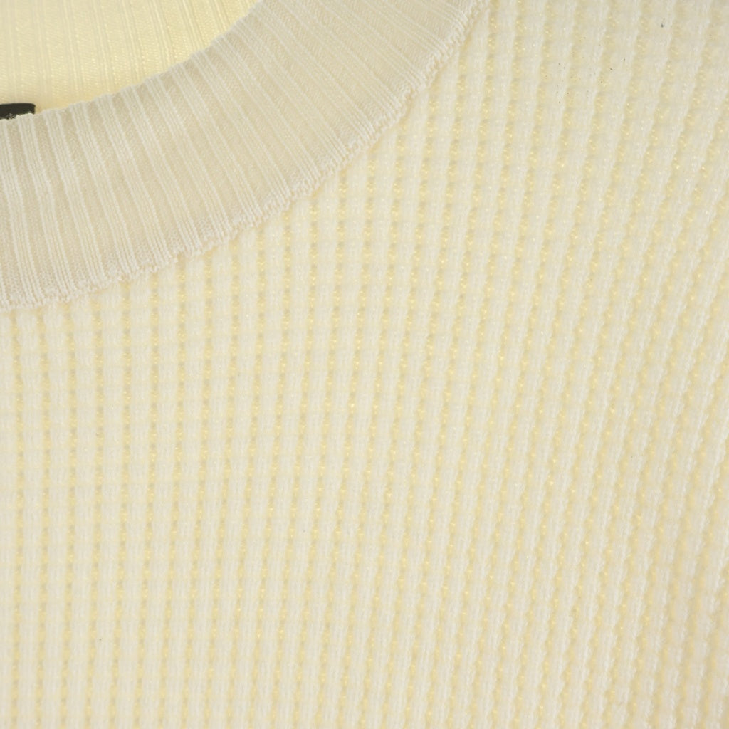 MONCLER(モンクレール) 20AW GIROCOLLO TRICOT Wool Knit Sweater ウールニットセーター クルーネック長袖ニットセーター F20919C75700 ホワイト