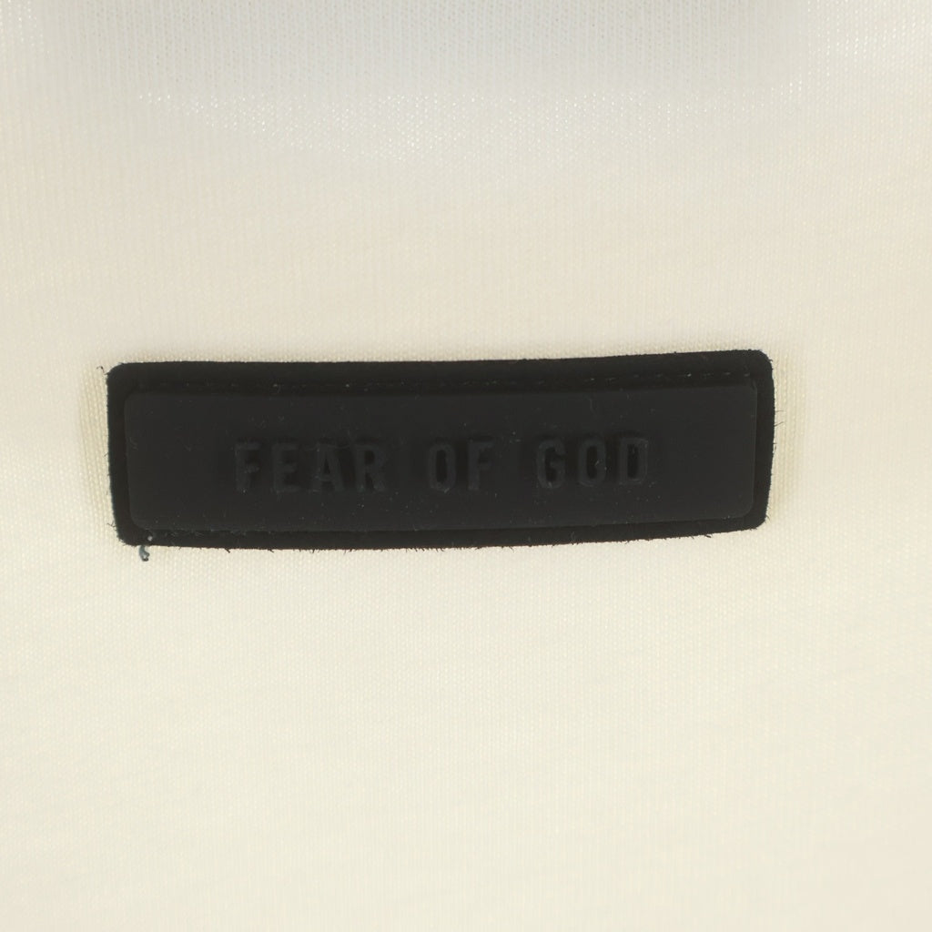 FEAR OF GOD ESSENTIALS(フィアオブゴッド エッセンシャルズ) Rubber Logo S/S T-Shirts ラバーロゴショートスリーブTシャツ クルーネック半袖Tシャツ ホワイト