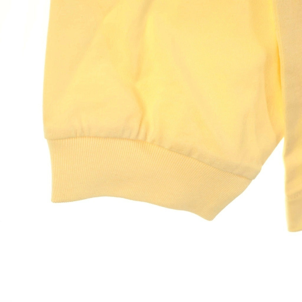 FEAR OF GOD ESSENTIALS(フィアオブゴッド エッセンシャルズ) Rubber Logo Mock Neck L/S T-Shirts ラバーロゴモックネックロングスリーブTシャツ 長袖Tシャツ イエロー