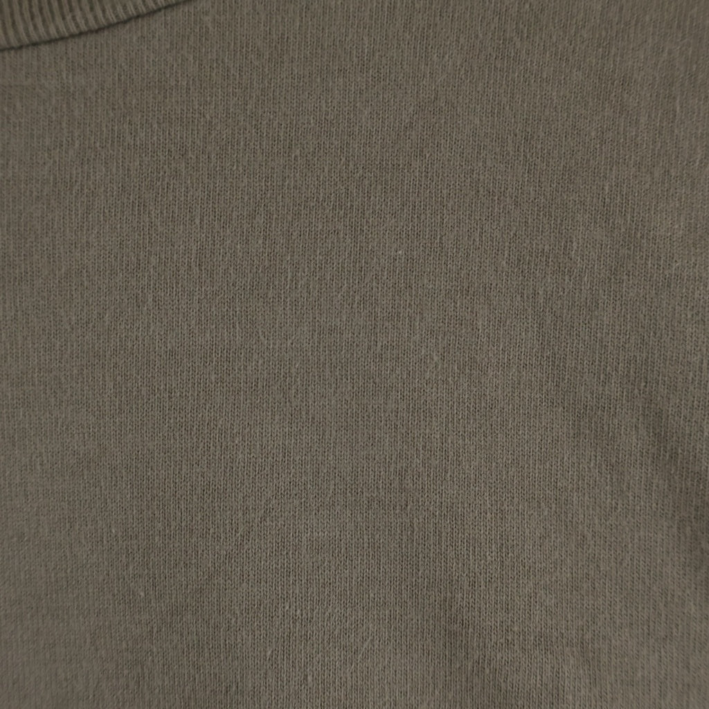 FEAR OF GOD ESSENTIALS(フィアオブゴッド エッセンシャルズ) Felt Logo Mock Neck L/S T-Shirts フェルトロゴモックネックロングスリーブTシャツ 長袖Tシャツ ブラウン