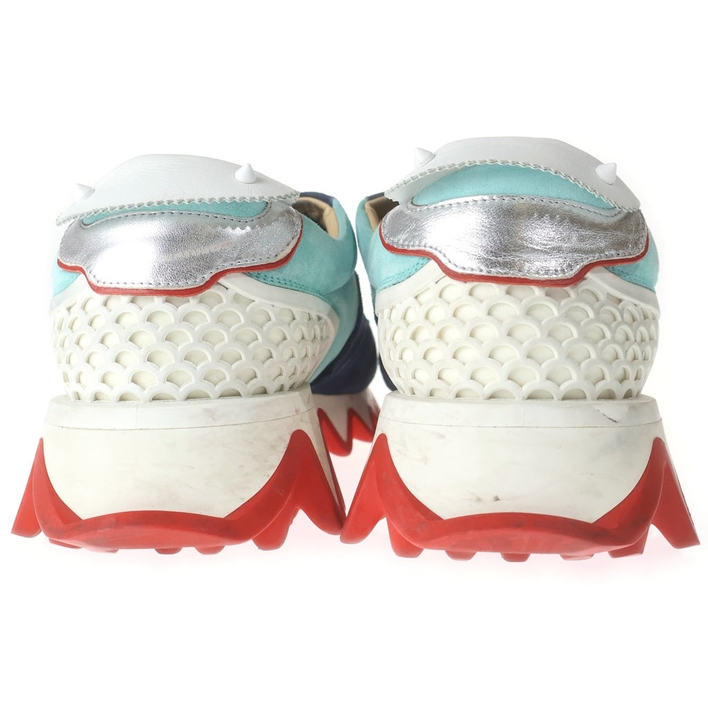 CHRISTIAN LOUBOUTIN(クリスチャンルブタン) Loubishark Sneaker ルビシャークスニーカー レースアップスエードレザースニーカー マルチ