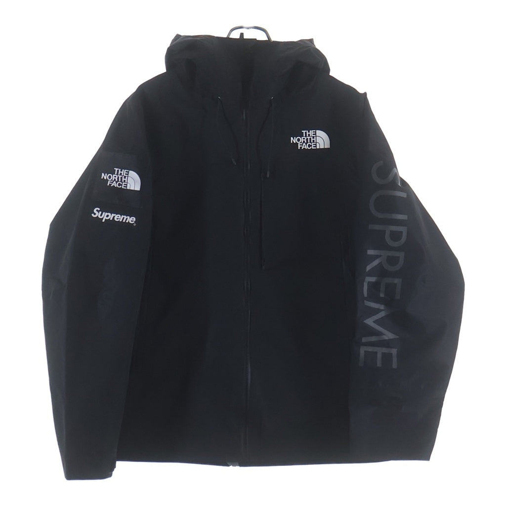 SUPREME(シュプリーム) 24SS ×THE NORTH FACE Split Taped Seam Shell Jacket スプリットテープドシームシェルジャケット ジップアップマウンテンパーカー NF0A875D ブラック