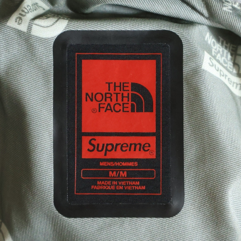 SUPREME(シュプリーム) 24SS ×THE NORTH FACE Split Taped Seam Shell Jacket スプリットテープドシームシェルジャケット ジップアップマウンテンパーカー NF0A875D ブラック