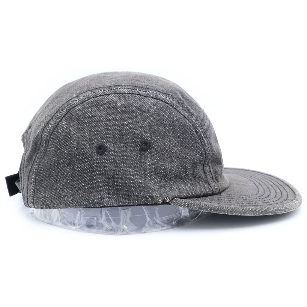 SUPREME(シュプリーム) 19AW Top Logo Denim Camp Cap トップロゴデニムキャンプキャップ 5パネルキャップ 帽子 グレー