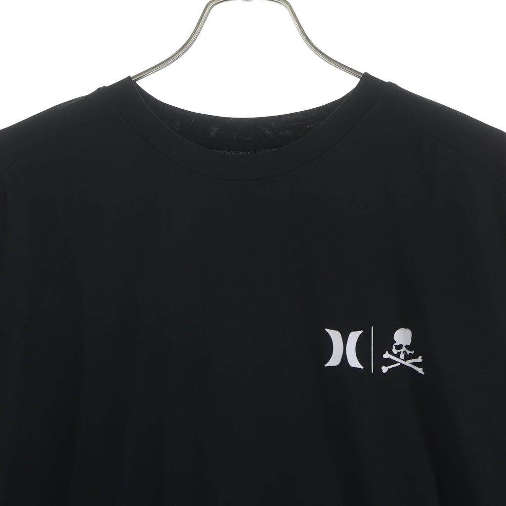 mastermind JAPAN(マスターマインドジャパン) ×Hurley ハーレー プリント半袖Tシャツ カットソー ブラック