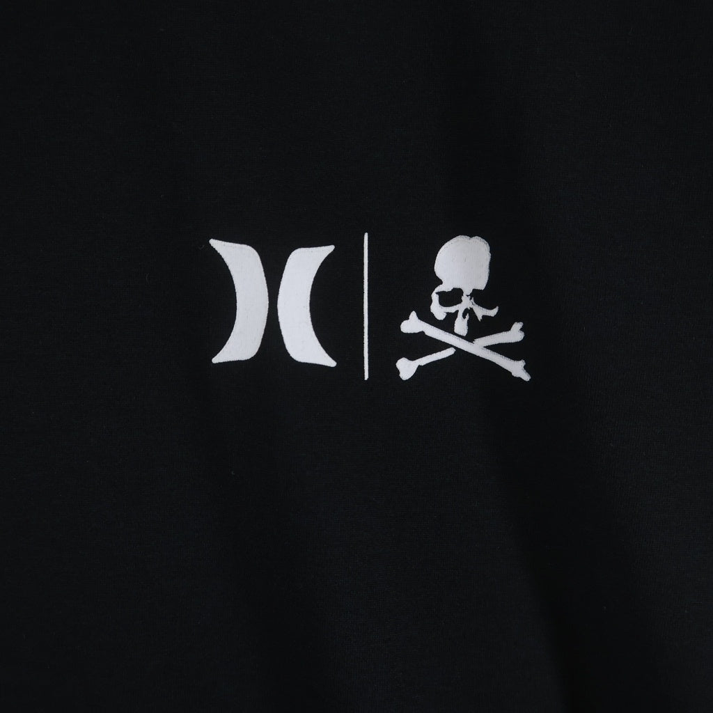 mastermind JAPAN(マスターマインドジャパン) ×Hurley ハーレー プリント半袖Tシャツ カットソー ブラック
