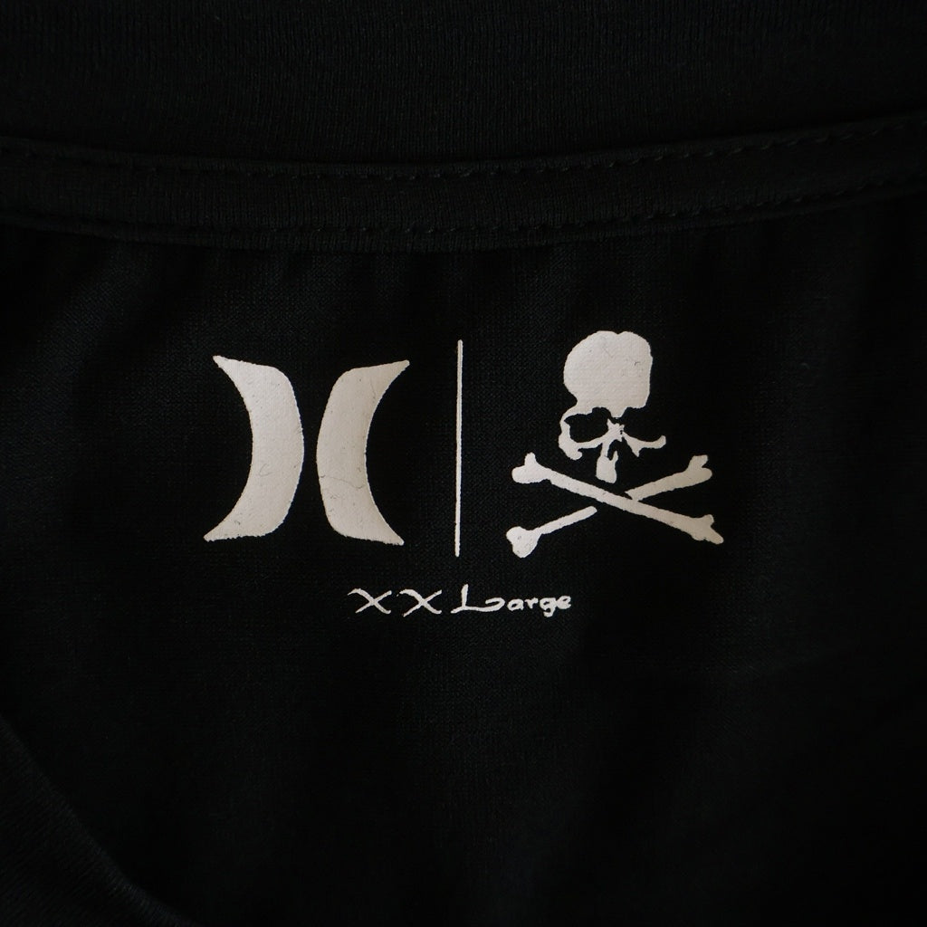 mastermind JAPAN(マスターマインドジャパン) ×Hurley ハーレー プリント半袖Tシャツ カットソー ブラック