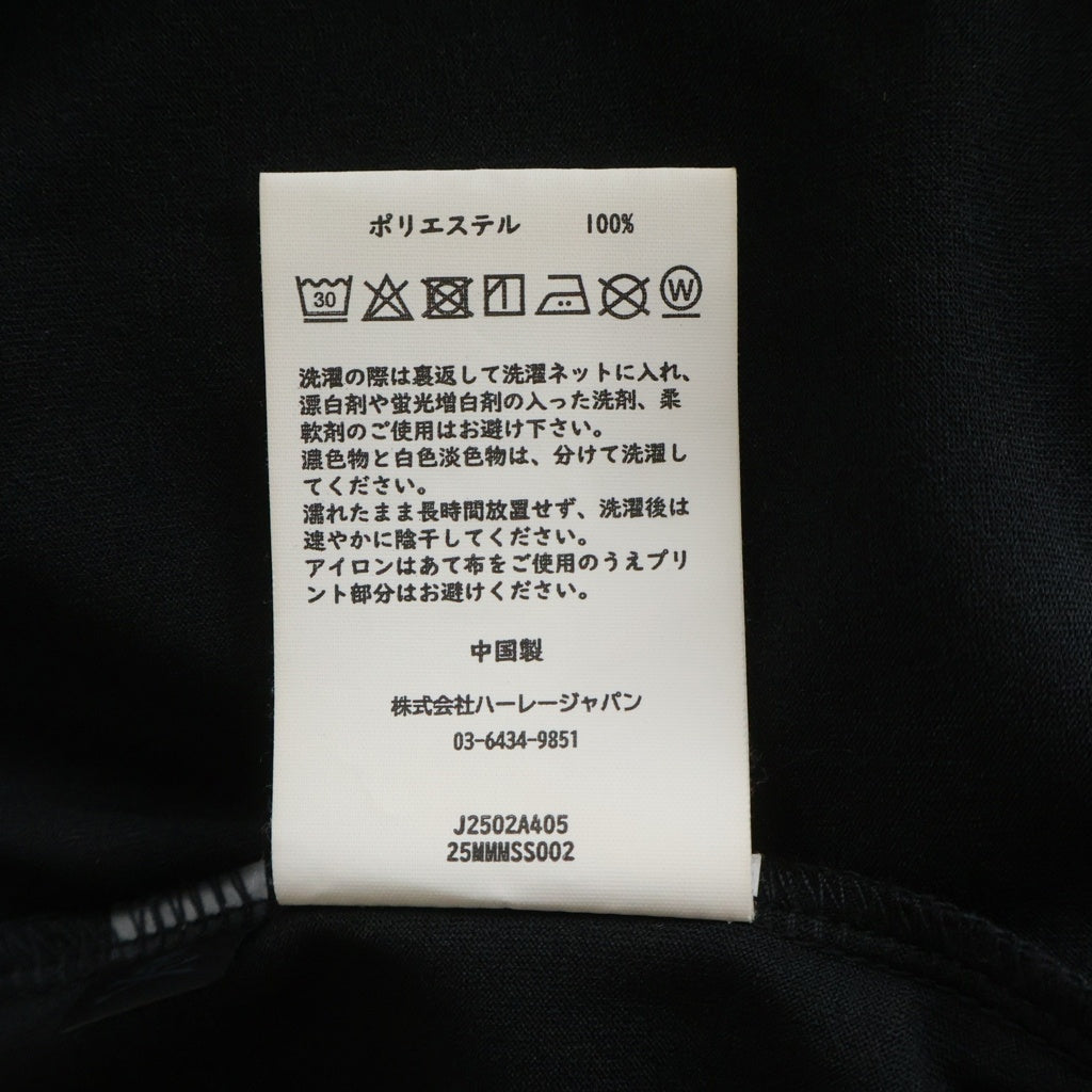 mastermind JAPAN(マスターマインドジャパン) ×Hurley ハーレー プリント半袖Tシャツ カットソー ブラック
