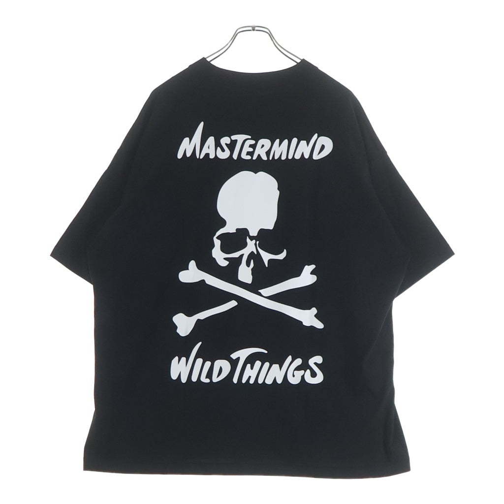 mastermind JAPAN(マスターマインドジャパン) ×WILD THINGS ワイルドシングス プリント 半袖Tシャツ カットソー ブラック
