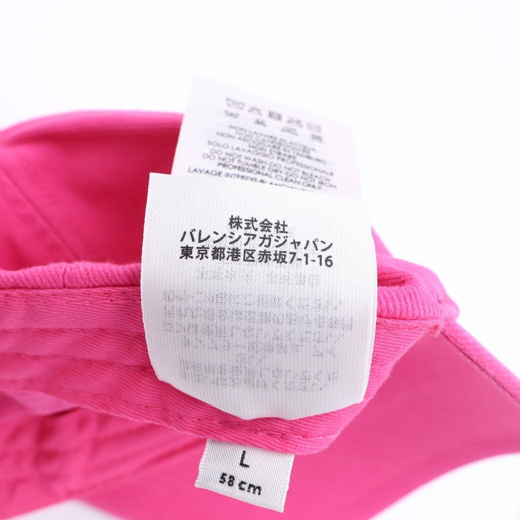 BALENCIAGA(バレンシアガ) LOGO CAP ロゴ刺繍 ベースボールキャップ