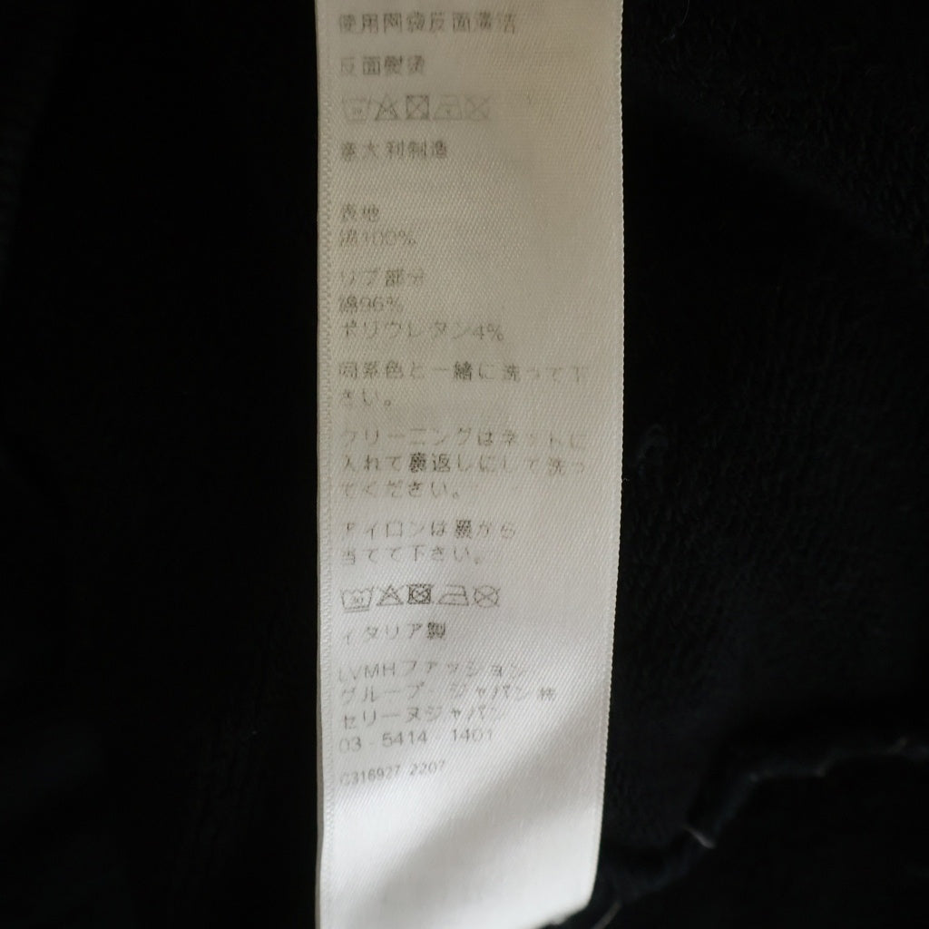 CELINE(セリーヌ) 22AW Pullover Hoodie グラデーションロゴプルオーバースウェットパーカー 2Y753670Q ブラック