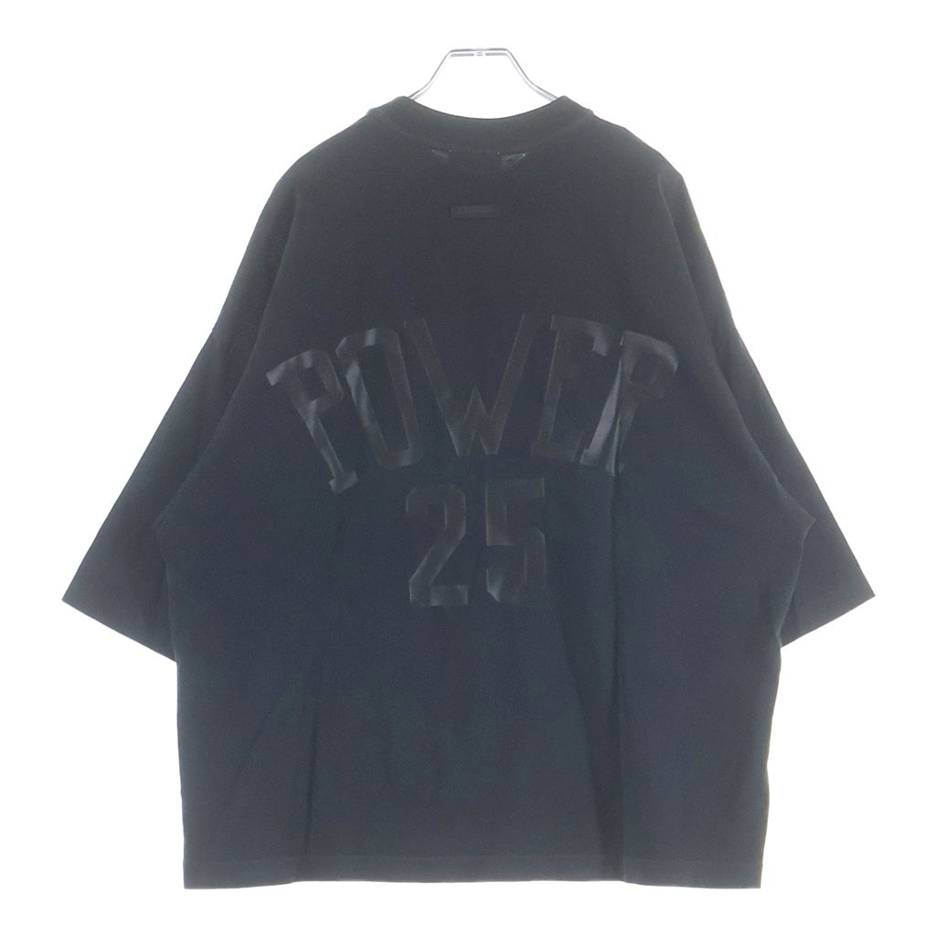 FEAR OF GOD(フィアオブゴッド) 25AW Relaxed Power 25 Tee リラックスドパワー25Tシャツ ロゴプリントクルーネック半袖Tシャツ カットソー ブラック