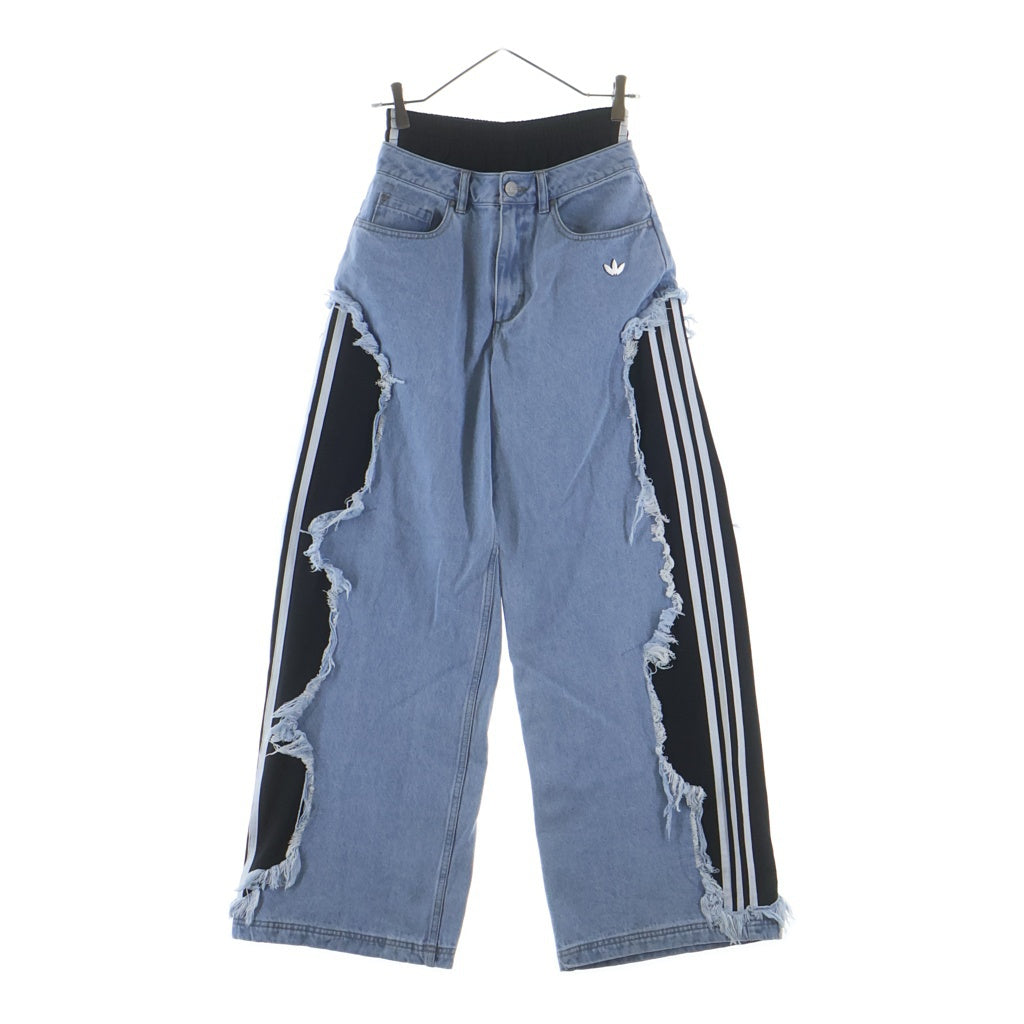 adidas(アディダス) Adilenium 5.0 デコンストラクテッド デニムパンツ KY5192 インディゴ