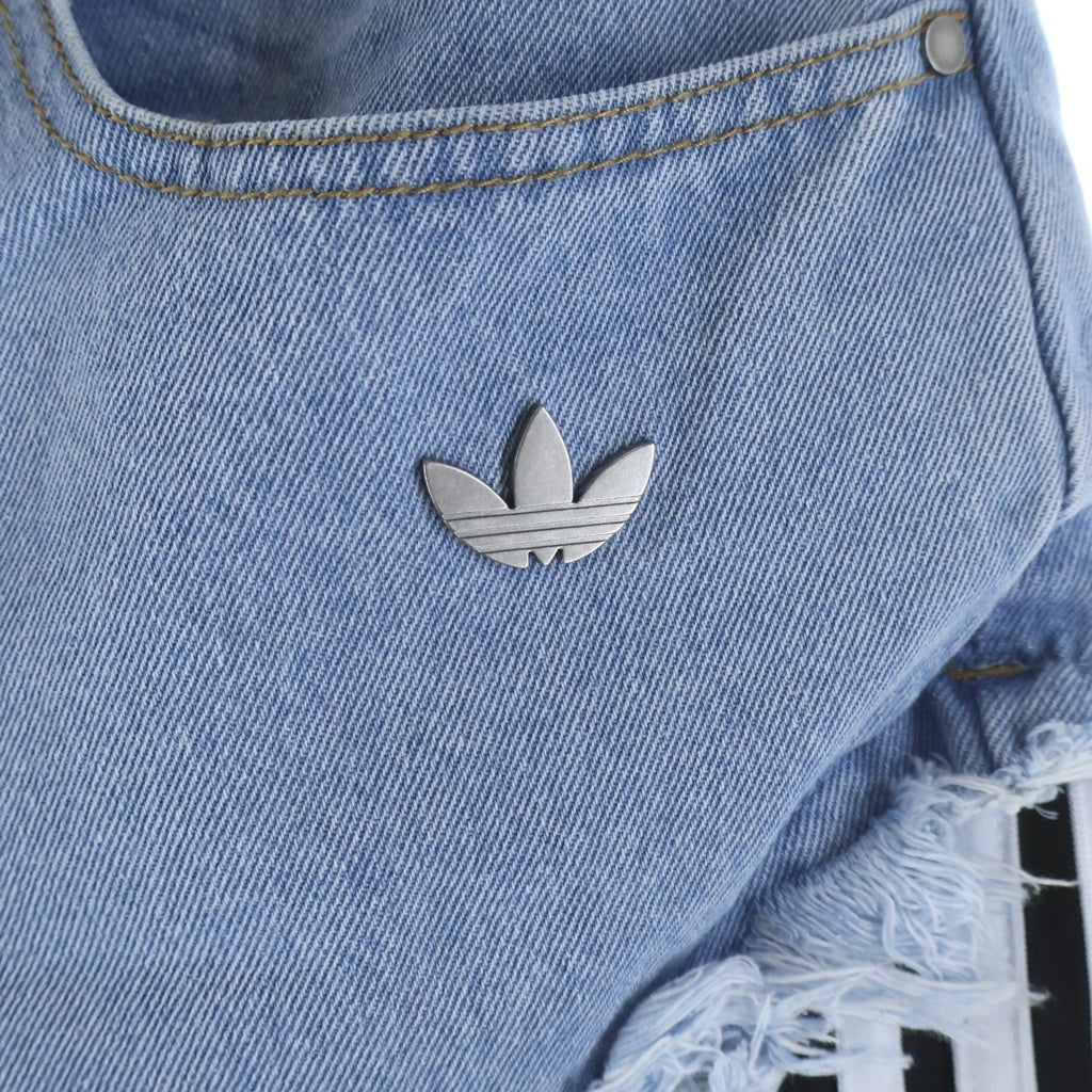 adidas(アディダス) Adilenium 5.0 デコンストラクテッド デニムパンツ KY5192 インディゴ