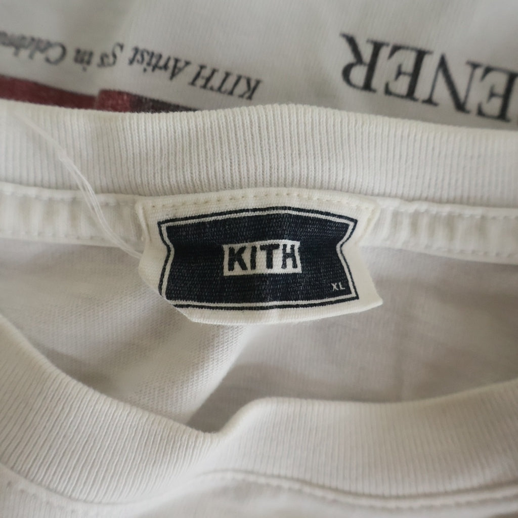 KITH(キス) ×Brandon Deener Gallery Tee ブランドン ディーナー ギャラリー 半袖Tシャツ カットソー 24-071-060-0030-1-0 ホワイト