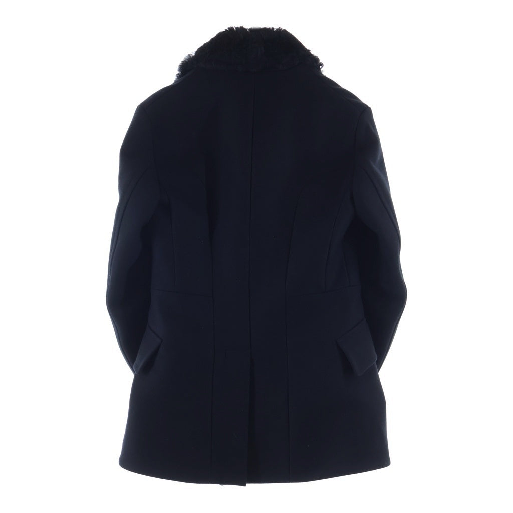 GUCCI(グッチ) 13AW Black Persian Lamb Pea Coat ブラック ペルシャン ラム ファー付き ピーコート ジャケット ブラック 324156 Z6711