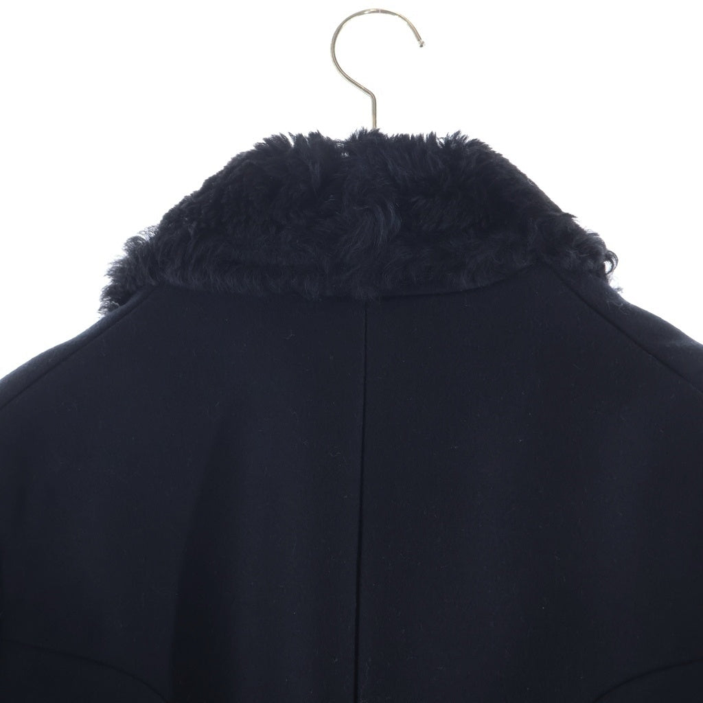 GUCCI(グッチ) 13AW Black Persian Lamb Pea Coat ブラック ペルシャン ラム ファー付き ピーコート ジャケット ブラック 324156 Z6711
