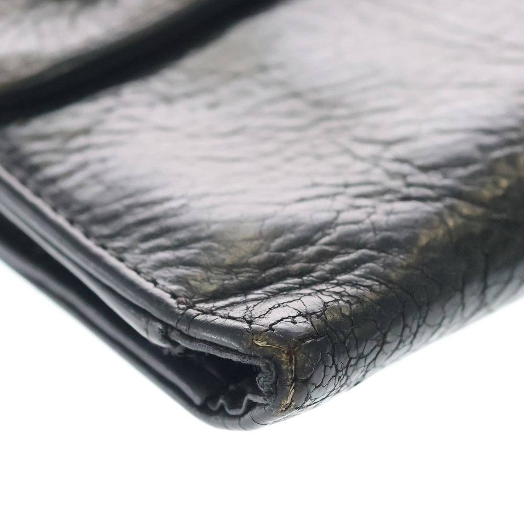 CHROME HEARTS(クロムハーツ) WAVE ウェーブ レザーウォレット 財布 ブラック BCA375