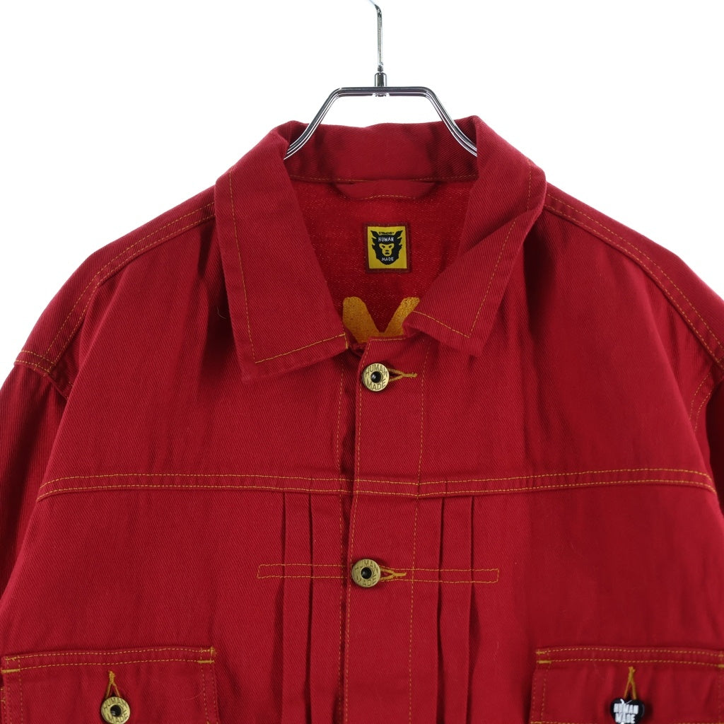 HUMAN MADE(ヒューマンメイド) RABBIT WORK JACKET ラビット ワークジャケット アウター レッド