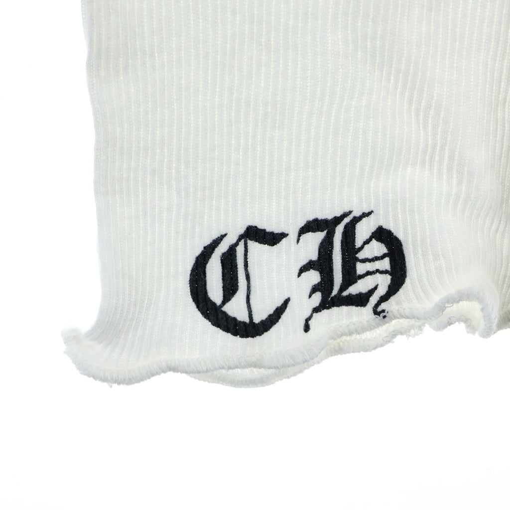CHROME HEARTS(クロムハーツ) OLD Back Floral Cross Scroll Tank Top オールド バックフローラルクロス スクロールラベル タンクトップ ホワイト