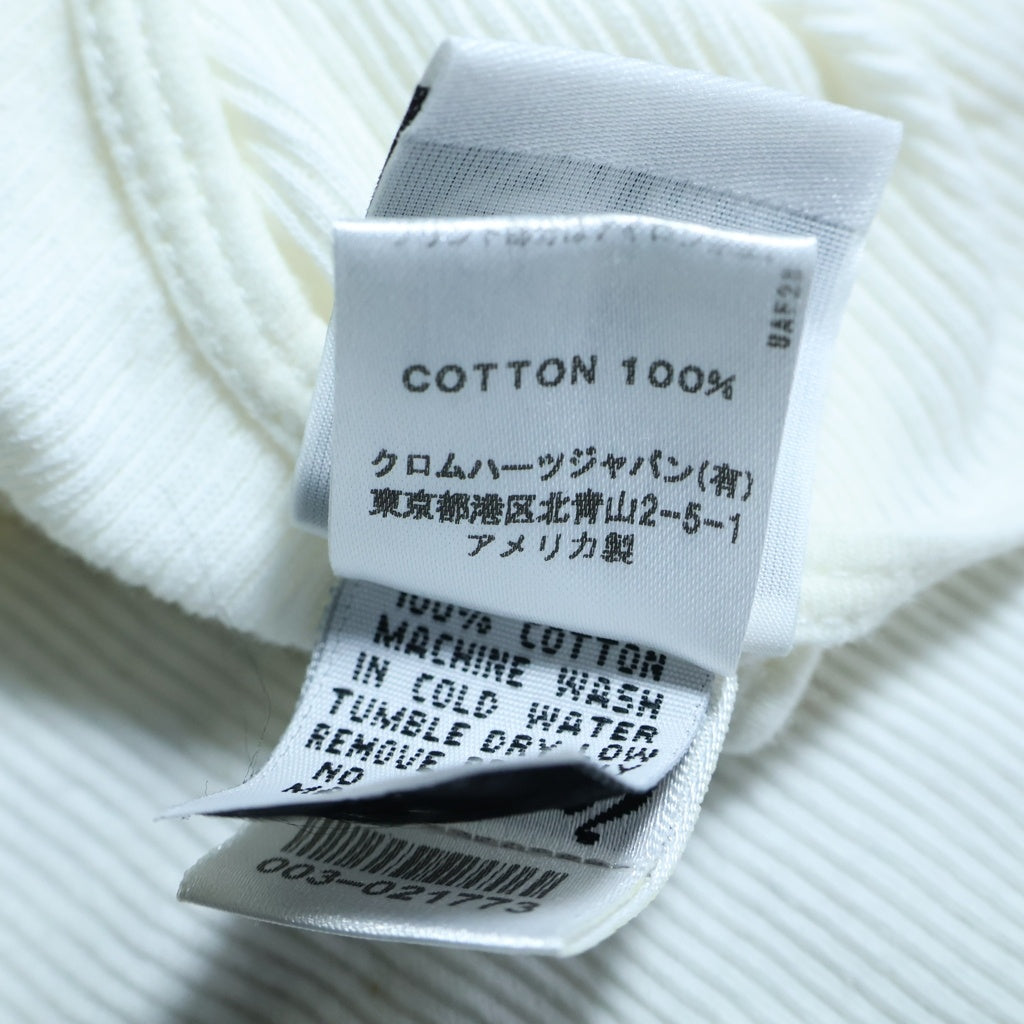 CHROME HEARTS(クロムハーツ) OLD Back Floral Cross Scroll Tank Top オールド バックフローラルクロス スクロールラベル タンクトップ ホワイト
