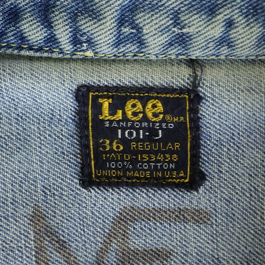 LEE(リー) 70s 101-J ボタンダウンデニムジャケット ライトブルー