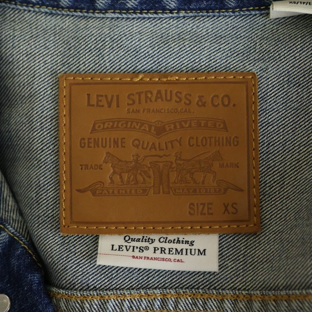 Levi's premium(リーバイスプレミアム) 1st Denim Jacket ファーストデニムジャケット 復刻 BIG E ボタンダウンデニムジャケット PC9-A9518-0000 インディゴ