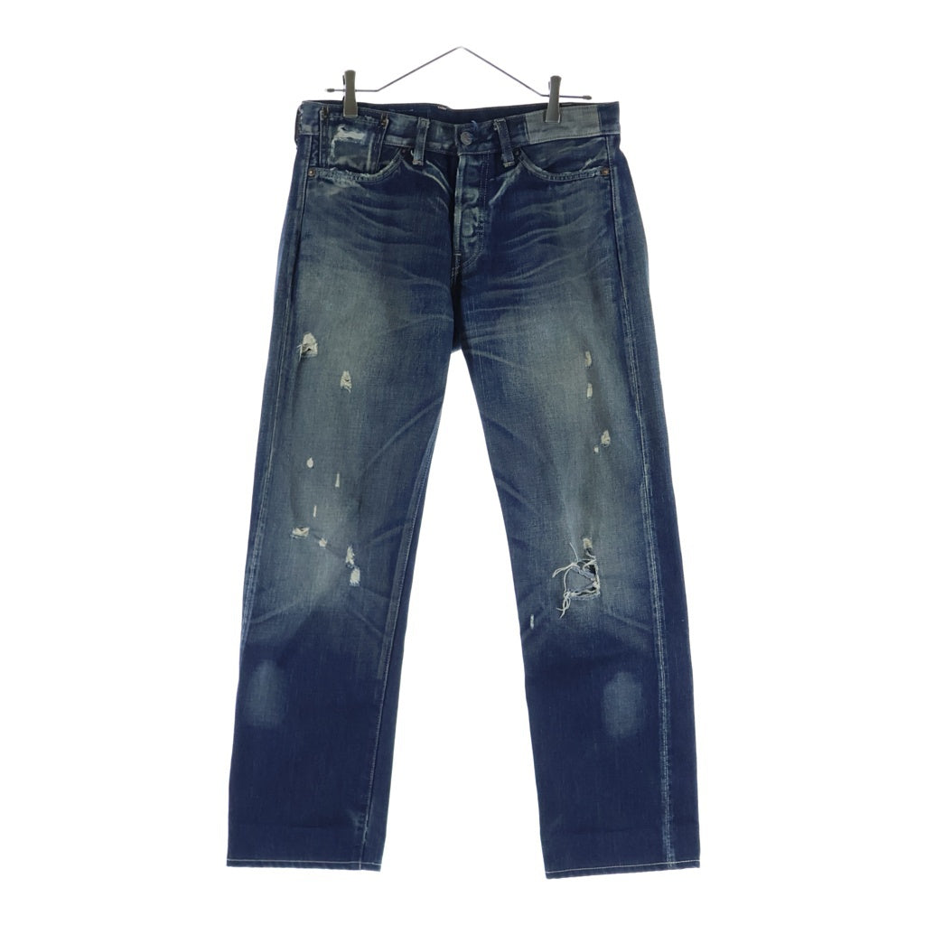 Levi's VINTAGE CLOTHING(リーバイス ビンテージ クロージング) LOT 66501 BIG E Lowlise Customized ビッグE ローライズカスタマイズド 復刻 2005年製 フライデニムパンツ J22 J29608 1105
