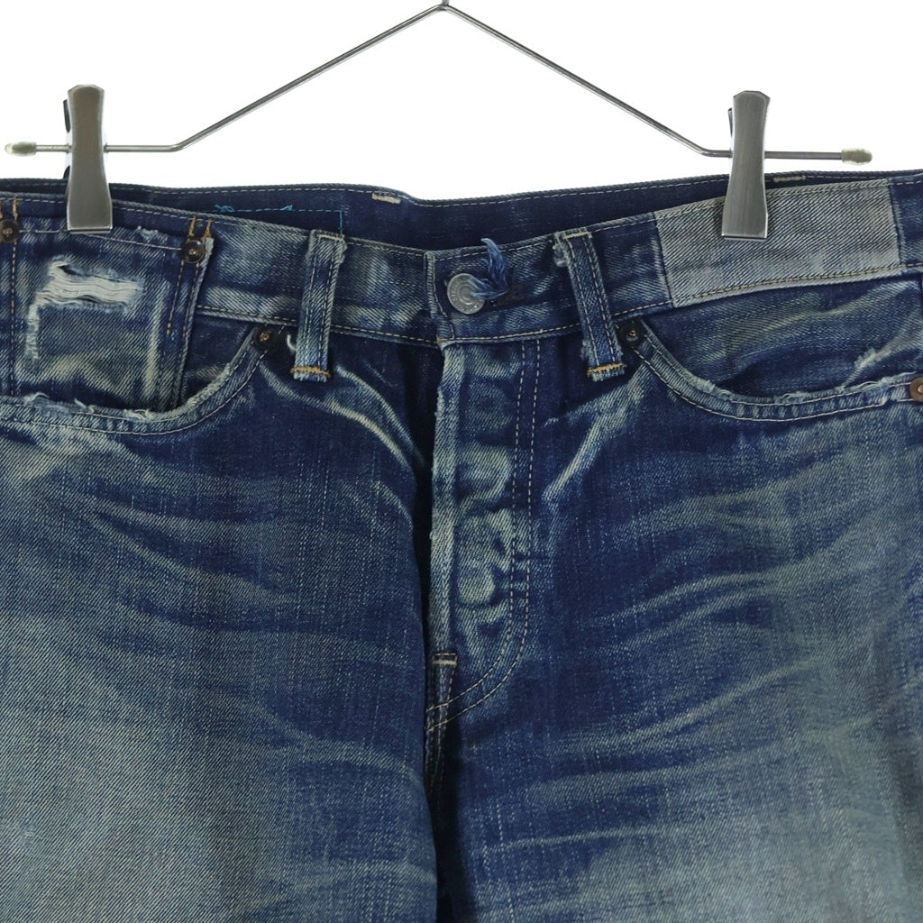 Levi's VINTAGE CLOTHING(リーバイス ビンテージ クロージング) LOT 66501 BIG E Lowlise Customized ビッグE ローライズカスタマイズド 復刻 2005年製 フライデニムパンツ J22 J29608 1105