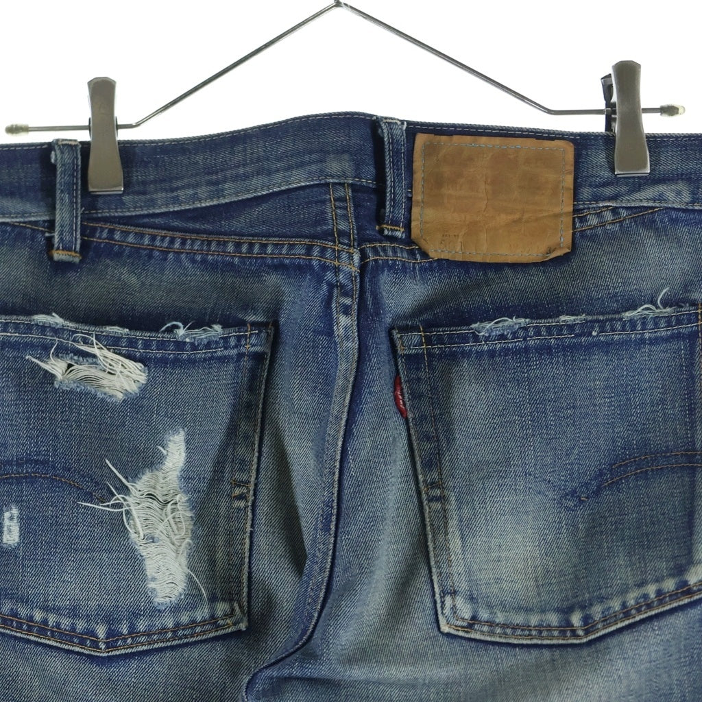 Levi's VINTAGE CLOTHING(リーバイス ビンテージ クロージング) LOT 66501 BIG E Lowlise Customized ビッグE ローライズカスタマイズド 復刻 2005年製 フライデニムパンツ J22 J29608 1105