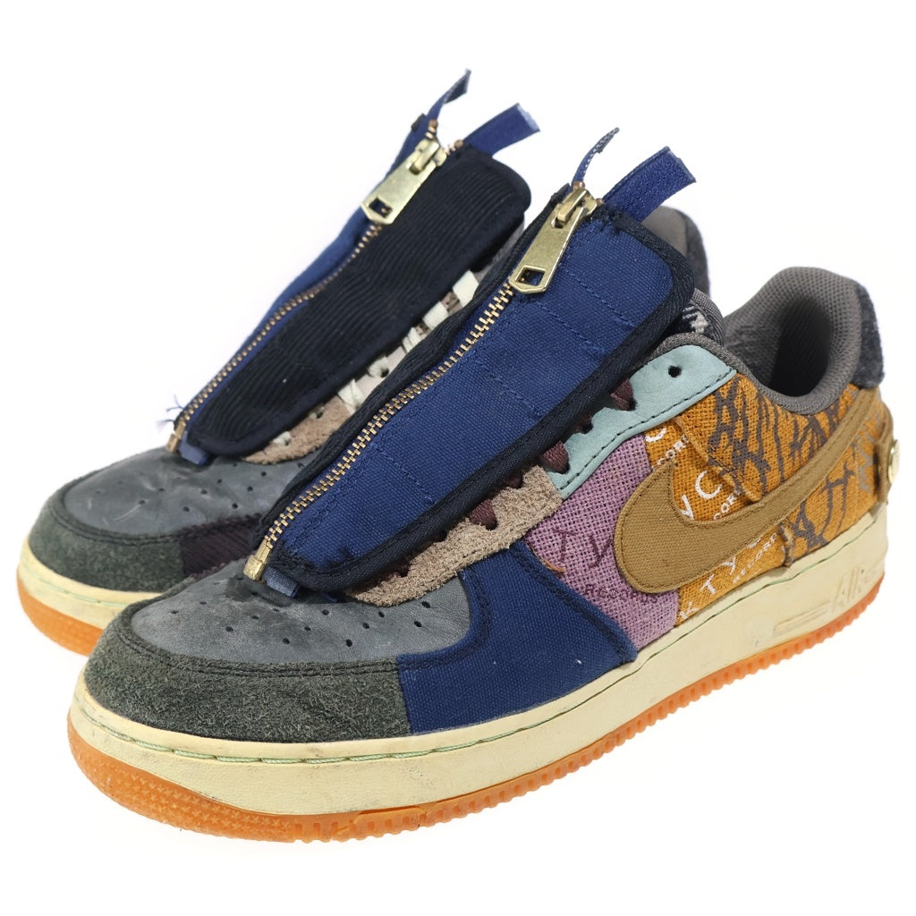 NIKE(ナイキ) ×TRAVIS SCOTT AIR FORCE 1 LOW CACTUS JACK トラヴィススコット エアフォース1 カクタスジャック ローカットスニーカー マルチ US9/27cm CN2405‐900